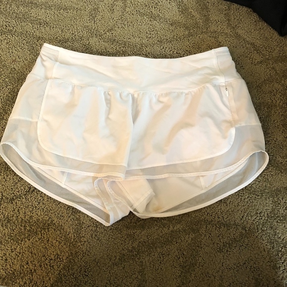 lululemon athletica Pants - Lululemon Size 8 White Shorts! Great Condition!